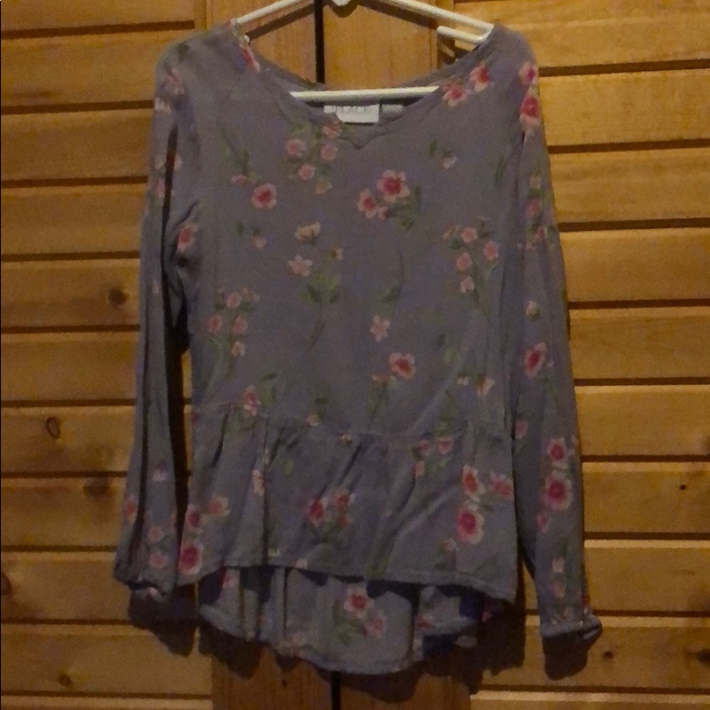 Long sleeve girls blouse